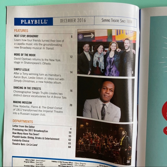 Cate Blanchett  Richard Roxburgh Playbill The Present Andrew Upton Braodway 2016 - Picture 3 of 3